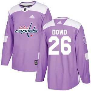 Mens Washington Capitals #26 Nic Dowd Adidas Fights Cancer Practice Purple Jersey Dzhi